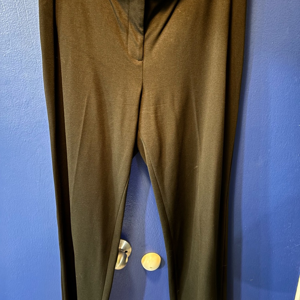 Talbots Italian Knit Suit Jacket & Pants Set Size 16 Black NWOT - Picture 8 of 13